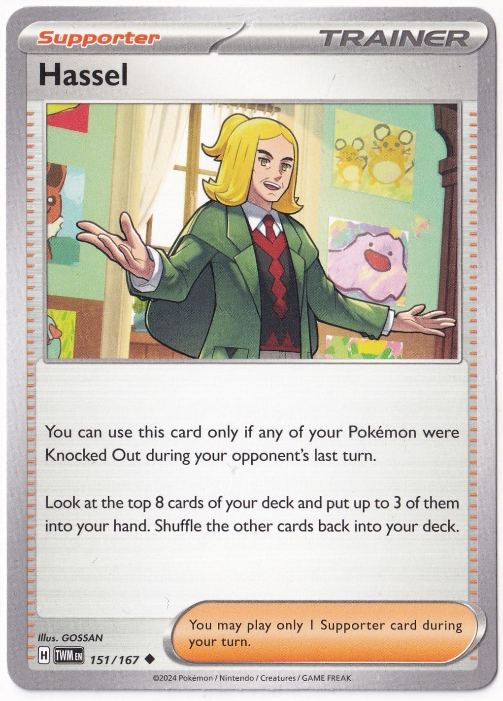 Twilight MasqueradeHassel 151/167 - Twilight Masquerade - Pokemon Kartı (Mint)