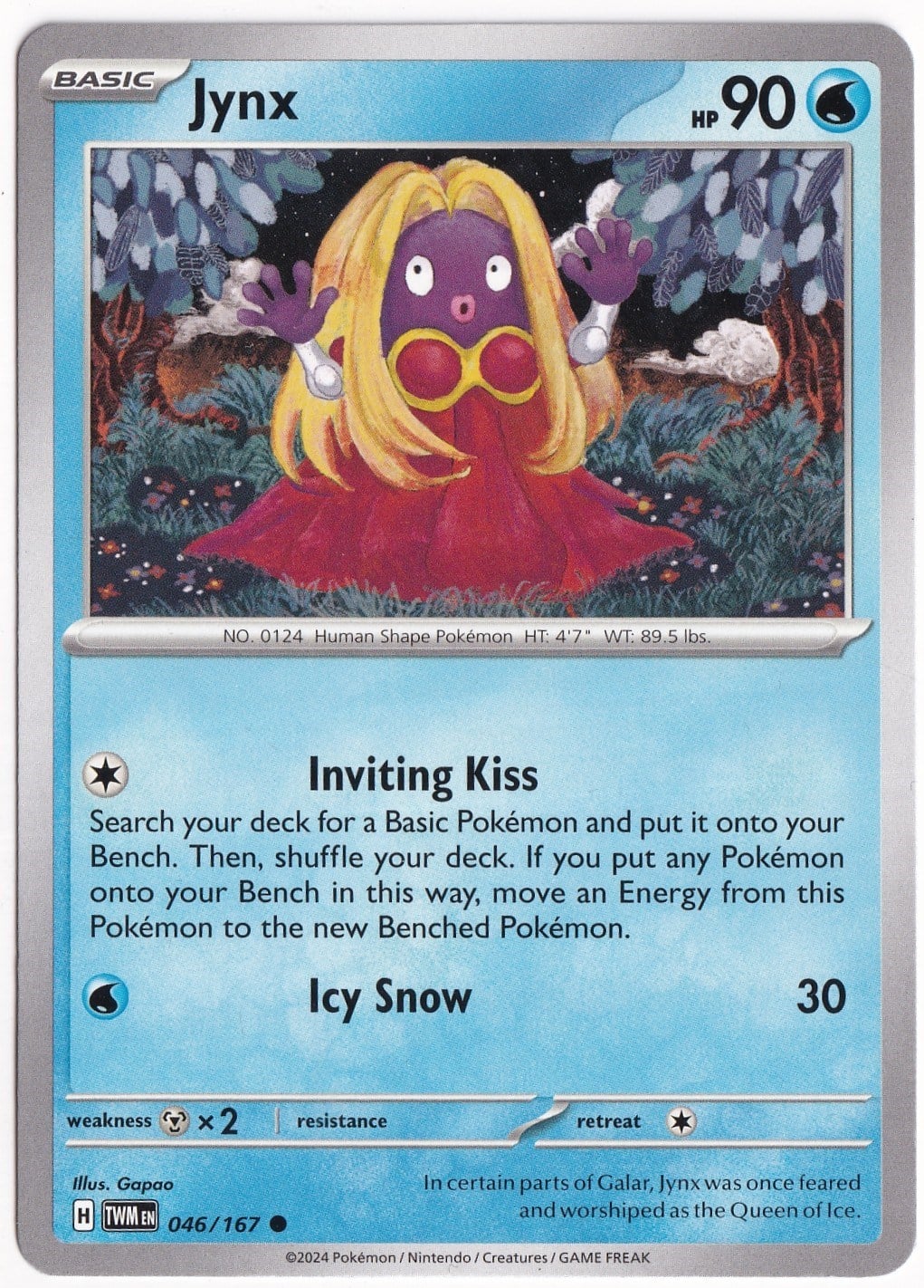 Twilight MasqueradeJynx 046/167 - Twilight Masquerade - Pokemon Kartı (Mint)