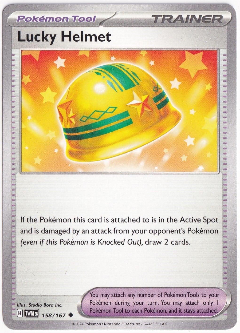 Twilight MasqueradeLucky Helmet 158/167 - Twilight Masquerade - Pokemon Kartı (Mint)