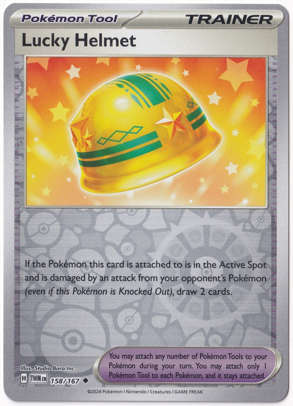 Twilight MasqueradeLucky Helmet [Reverse Holo] 158/167 - Twilight Masquerade - Pokemon Kartı (Mint)