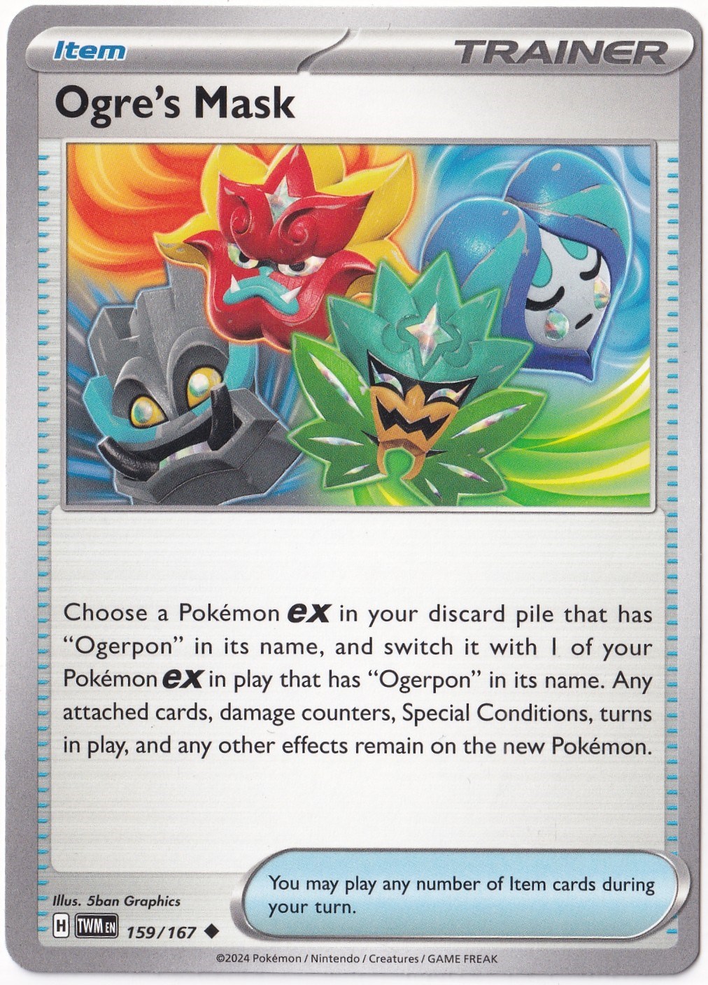 Twilight MasqueradeOgre's Mask 159/167 - Twilight Masquerade - Pokemon Kartı (Mint)