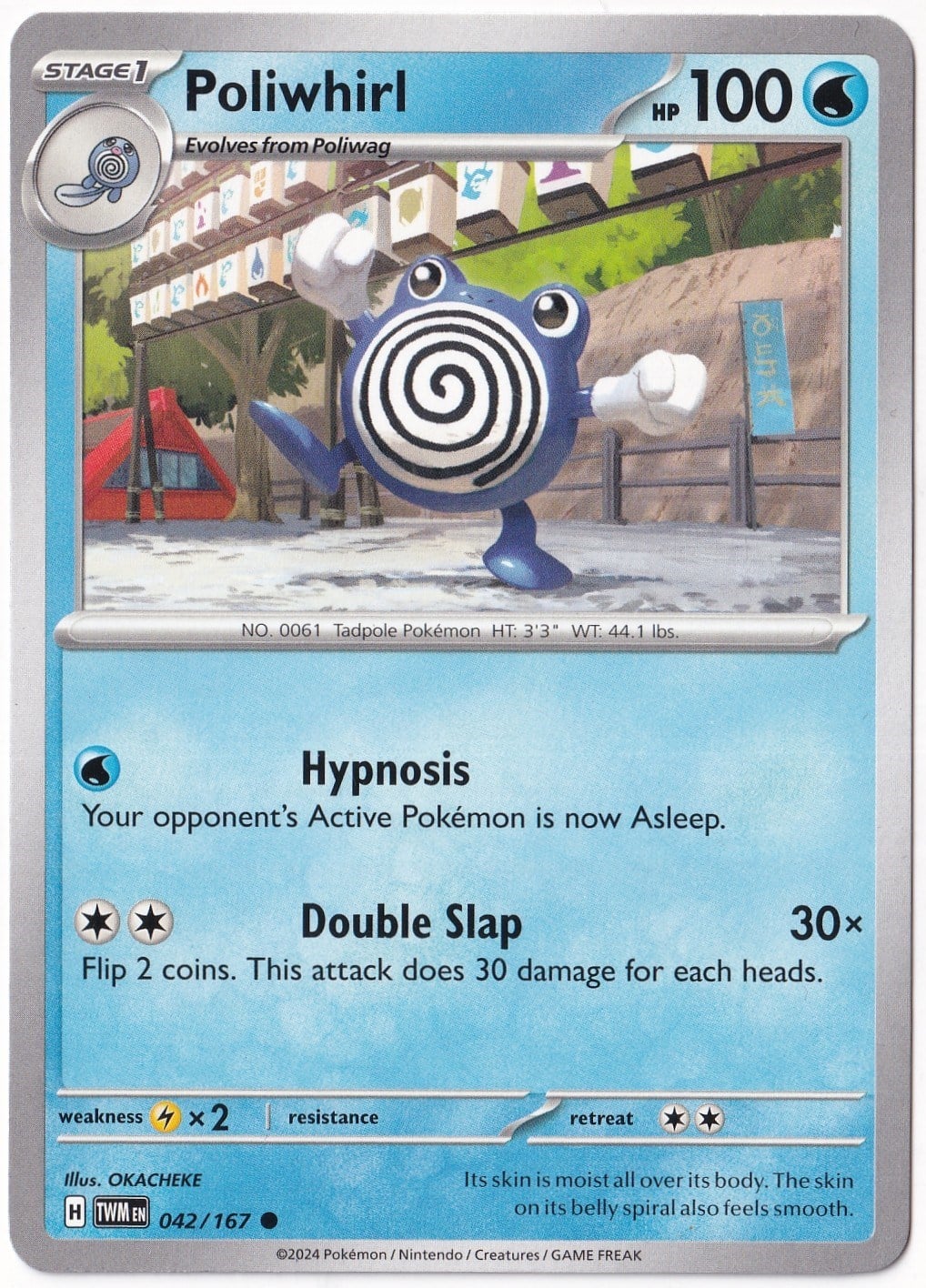 Twilight MasqueradePoliwhirl 042/167 - Twilight Masquerade - Pokemon Kartı (Mint)
