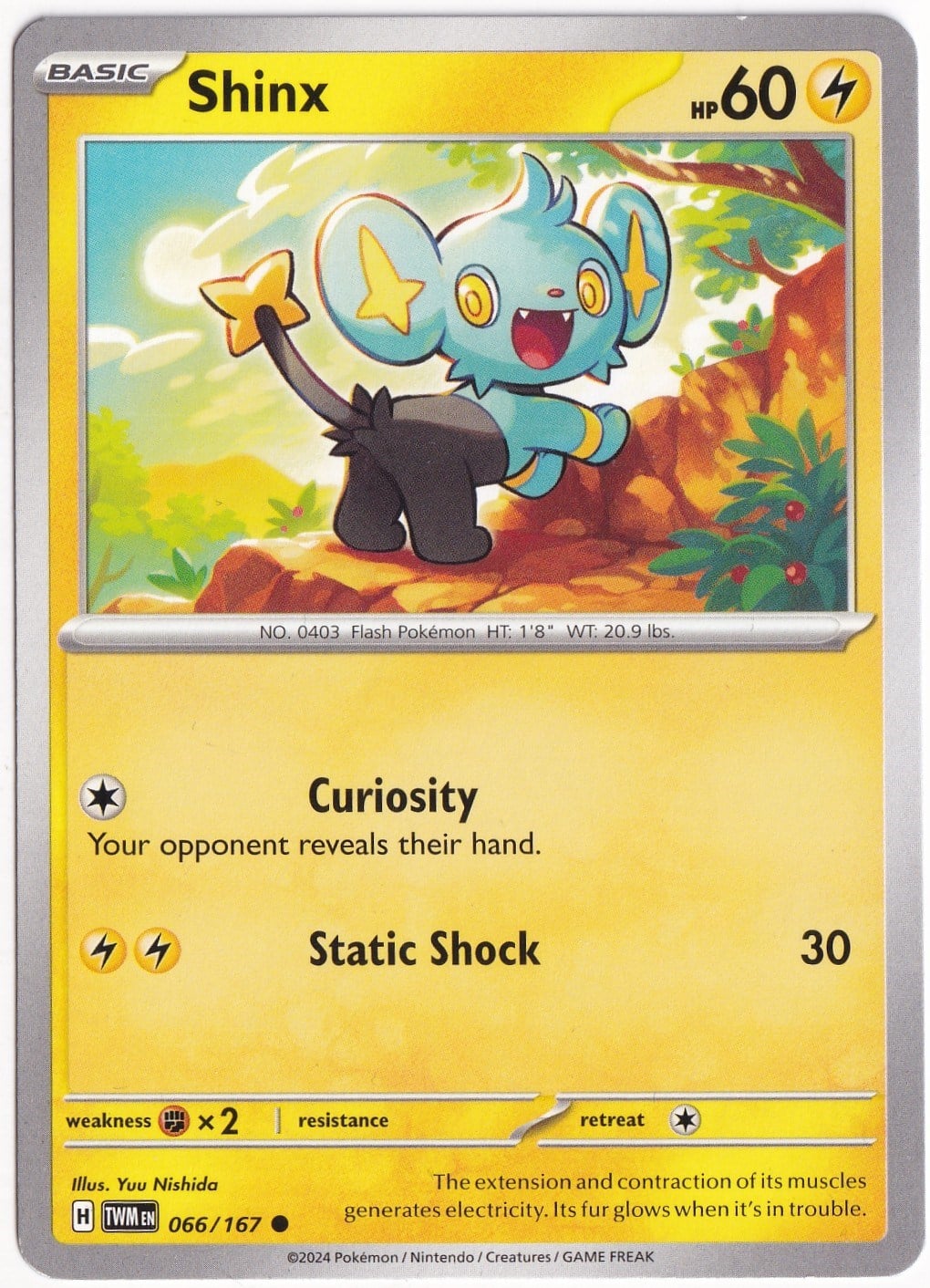 Twilight MasqueradeShinx 066/167 - Twilight Masquerade - Pokemon Kartı (Mint)