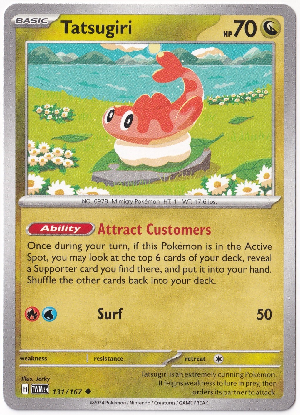 Twilight MasqueradeTatsugiri 131/167 - Twilight Masquerade - Pokemon Kartı (Mint)