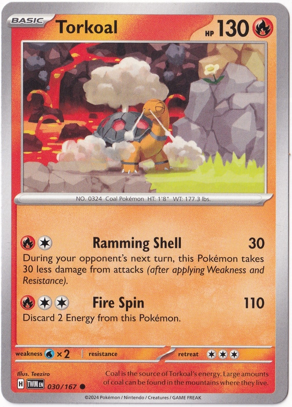 Twilight MasqueradeTorkoal 030/167 - Twilight Masquerade - Pokemon Kartı (Mint)