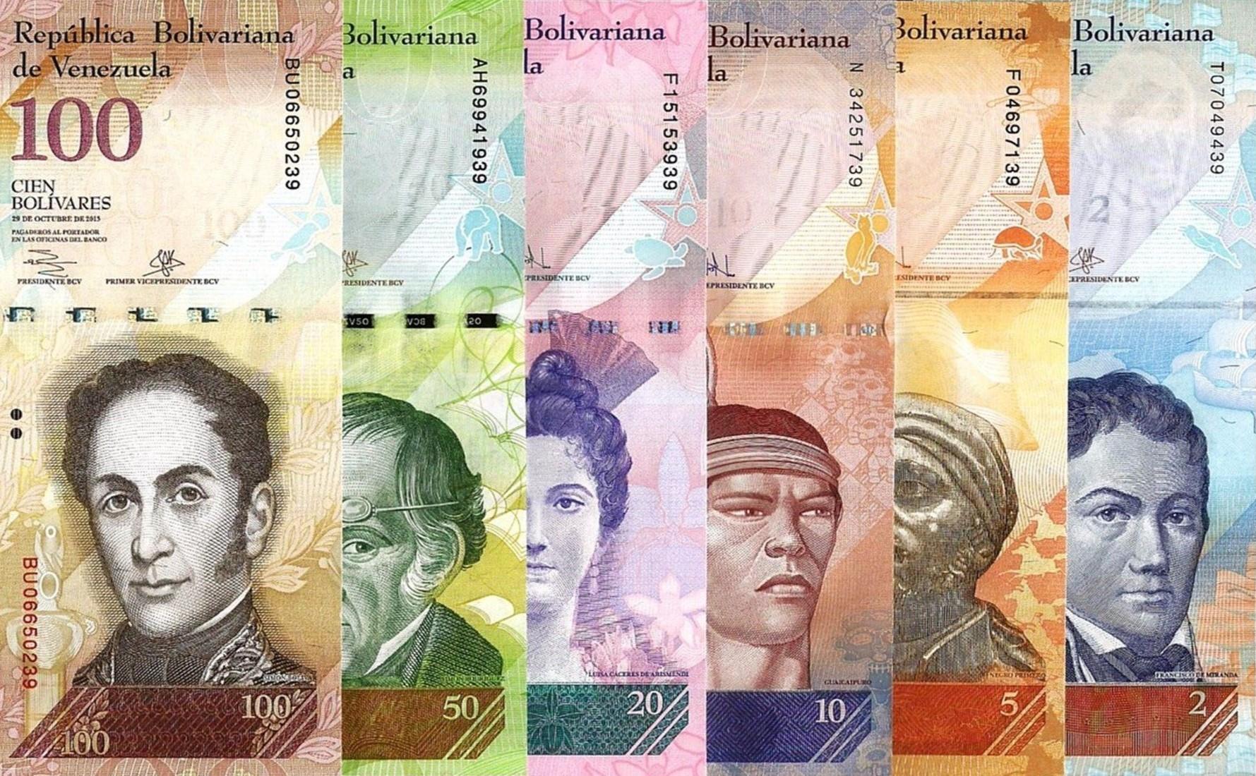 Ülke SetleriVenezuela, 2013-15 ÇİL Yabancı Eski Kağıt Para Seti