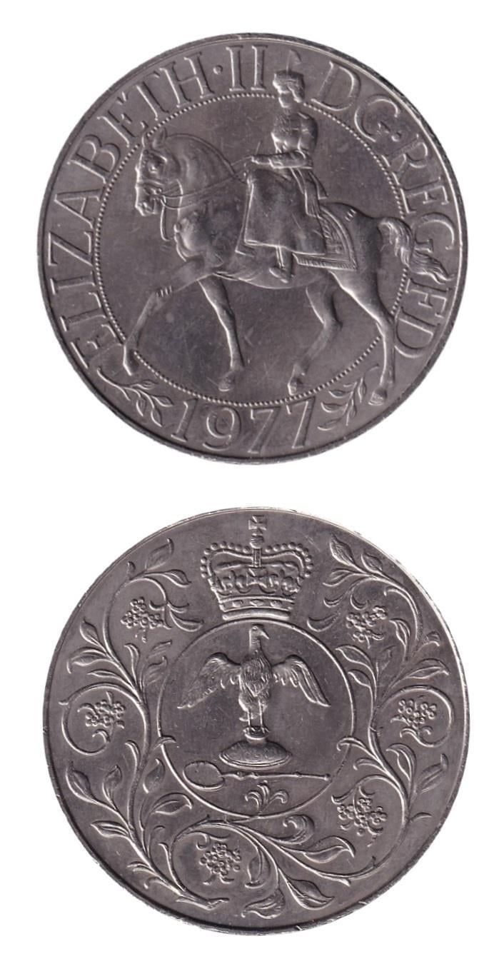 İngiltere, 25 Pence (1977) 