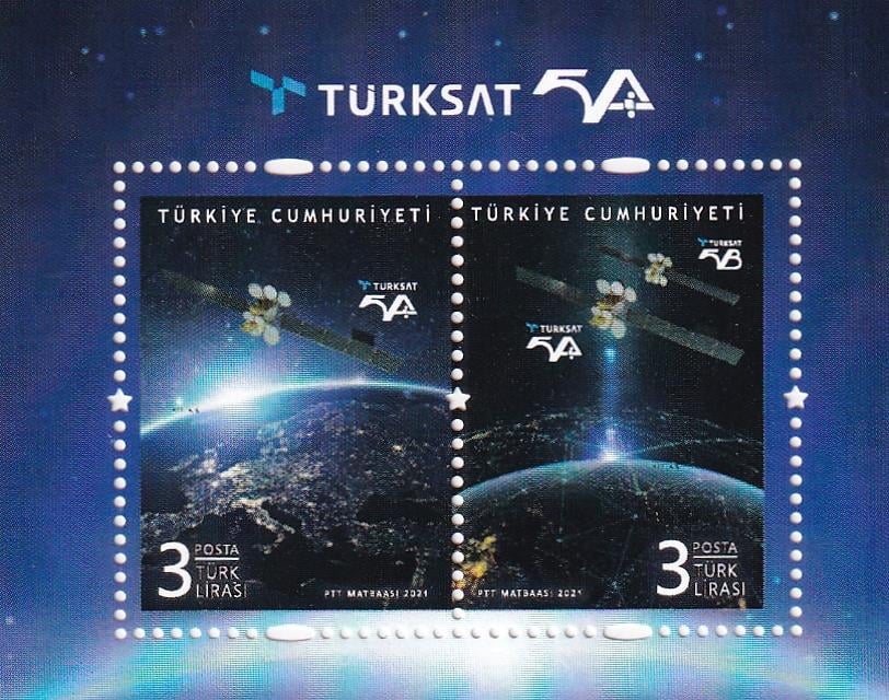 Yerli Pul KoleksiyonuTÜRKSAT 5A - Anma Bloku
