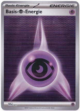 *** Özel Pokemon Kartları ***Basic Psychic Energy [Holo] #21 - Pokemon Almanca Scarlet & Violet Energy - Pokemon Kartı (Mint)