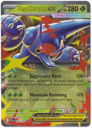 # Premium Kartlar #Mega Heracross ex #4 - Pokemon Phantasmal Flames - Pokemon Kartı (Mint)