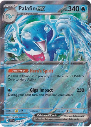 # Premium Kartlar #Palafin Ex [Jumbo] #126 - Pokemon Promo - Pokemon Kartı (Mint)