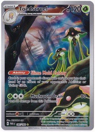# Premium Kartlar #Toedscruel #185 - Pokemon Paradox Rift - Pokemon Kartı (Mint)