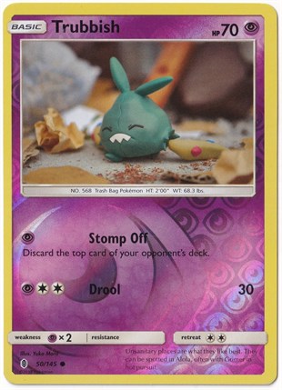 # Premium Kartlar #Trubbish [Reverse Holo] #50 - Pokemon Guardians Rising - Pokemon Kartı (Mint)