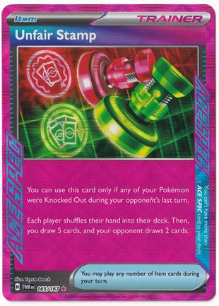 # Premium Kartlar #Unfair Stamp #165 - Pokemon Twilight Masquerade - Pokemon Kartı (Mint)