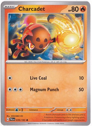 Paldea EvolvedCharcadet 039/193 - Paldea Evolved - Pokemon Kartı (Mint)
