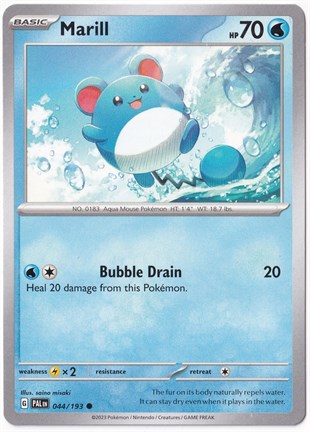 Paldea EvolvedMarill 044/193 - Paldea Evolved - Pokemon Kartı (Mint)