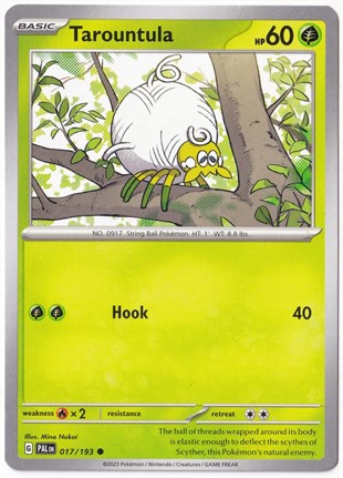Paldea EvolvedTarountula 017/193 - Paldea Evolved - Pokemon Kartı (Mint)