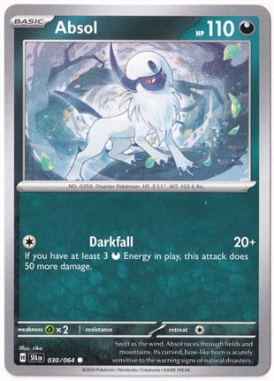 Shrouded FableAbsol 030/064 - hrouded Fable - Pokemon Kartı (Mint)