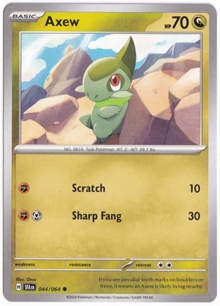 Shrouded FableAxew 044/064 - Shrouded Fable - Pokemon Kartı (Mint)