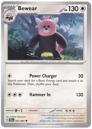 Shrouded FableBewear 053/064 - Shrouded Fable - Pokemon Kartı (Mint)