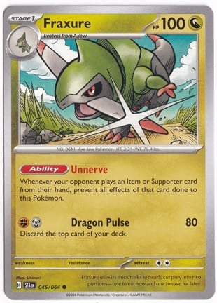 Shrouded FableFraxure 045/064 - Shrouded Fable - Pokemon Kartı (Mint)