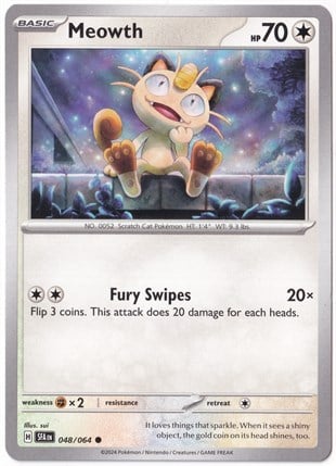 Shrouded FableMeowth 048/064 - Shrouded Fable - Pokemon Kartı (Mint)