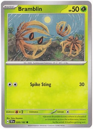 Temporal ForcesBramblin 020/162 - Temporal Forces - Pokemon Kartı (Mint)