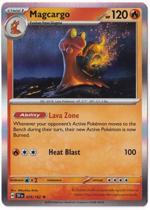 Temporal ForcesMagcargo 029/162 - Temporal Forces - Pokemon Kartı (Mint)