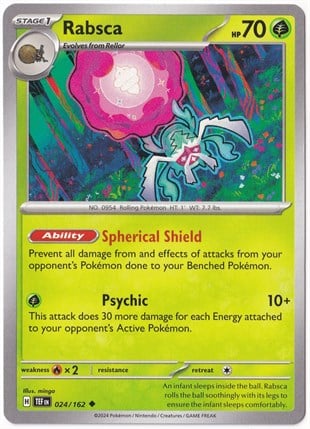 Temporal ForcesRabsca 024/162 - Temporal Forces - Pokemon Kartı (Mint)