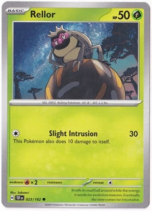 Temporal ForcesRellor 023/162 - Temporal Forces - Pokemon Kartı (Mint)