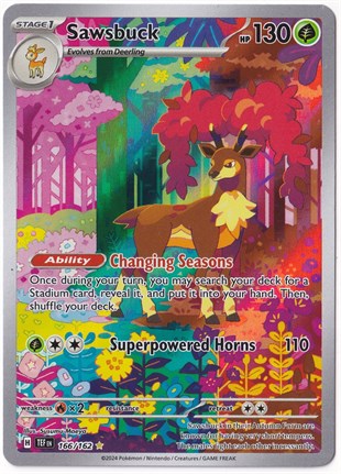 Temporal ForcesSawsbuck #166 - Pokemon Temporal Forces - Pokemon Kartı (Mint)