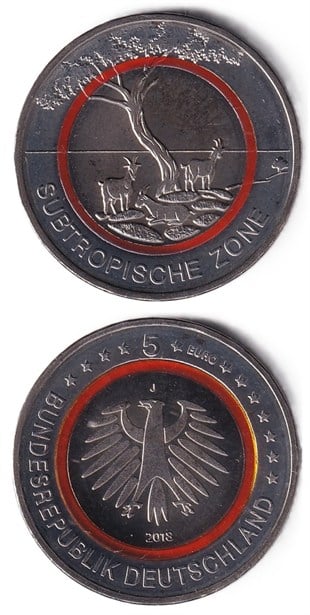Yabancı Madeni ParalarAlmanya, 5 Avro 