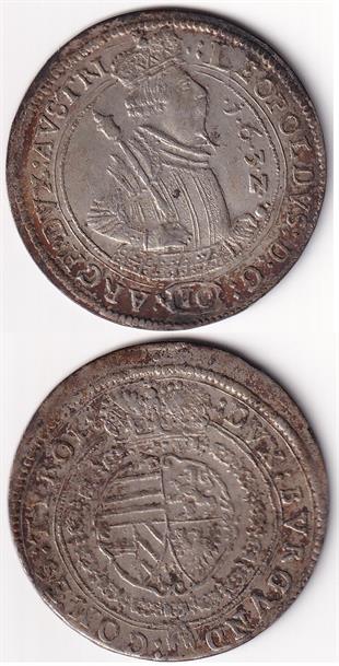 Yabancı Madeni ParalarAvusturya, Tirol, Gümüş, 10 Kreuzer 1632 ÇÇT