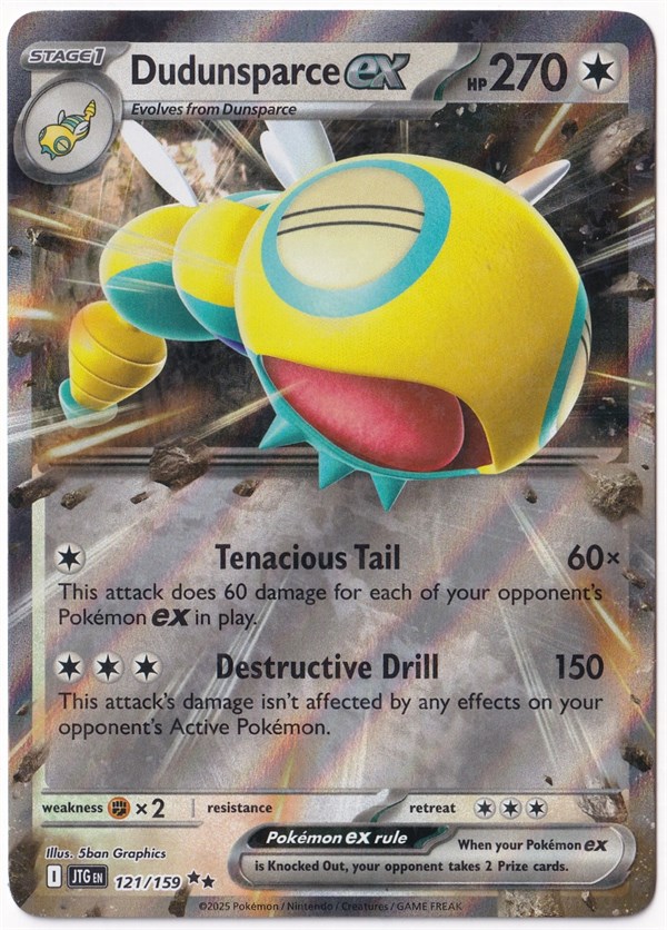 Dudunsparce ex #121 - Pokemon Journey Together - Pokemon Kartı (Mint)