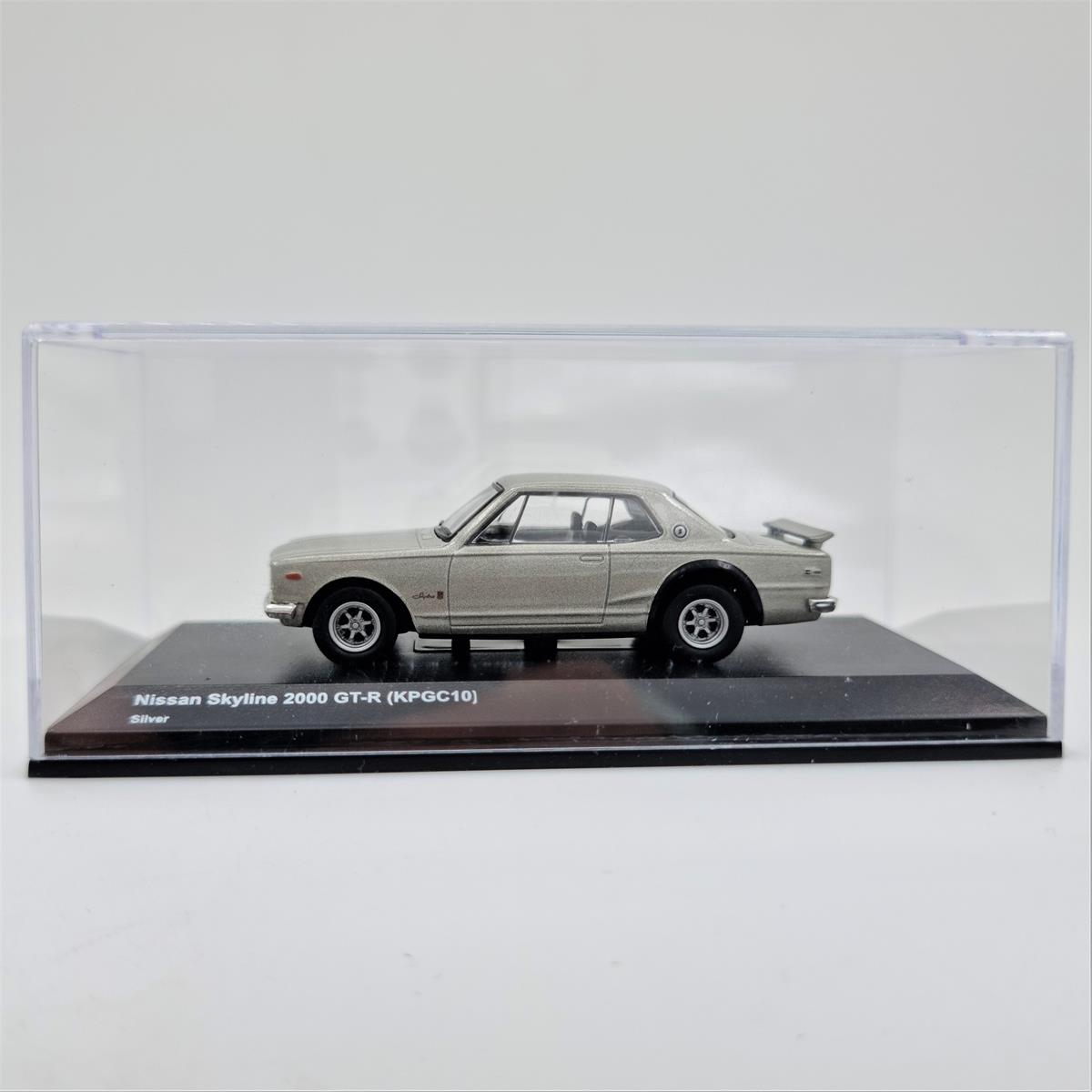 Kyosho 1:64 Nissan Skyline 2000 GT-R (KPGC10) Silver