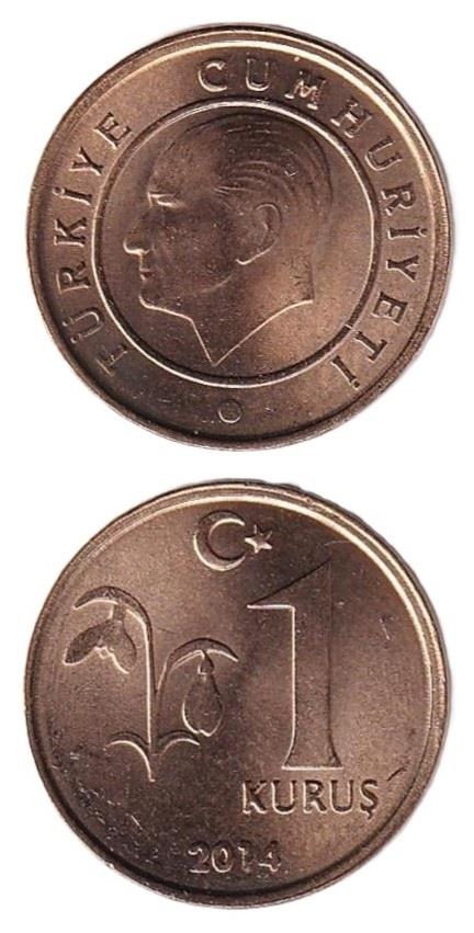 2005 and After Period Coins1 Kuruş (2014) ÇİL