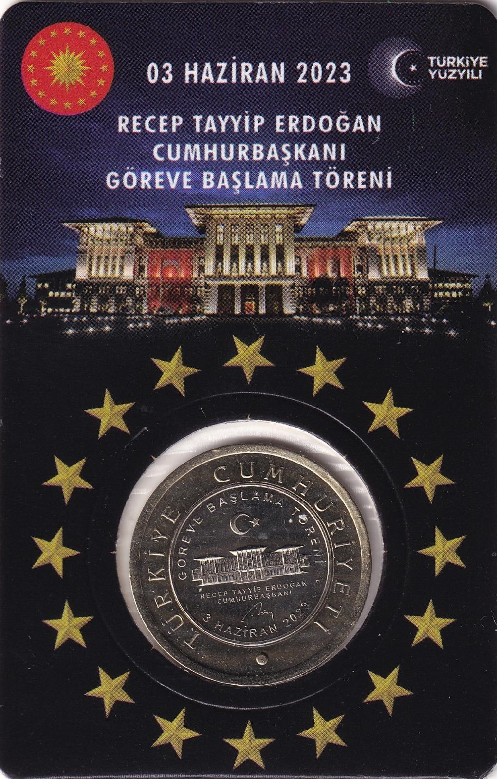 2005 ve Sonrası Dönem Madeni ParalarıGöreve Başlama Töreni, Tedavül Hatıra Parası 2023 ÇİL