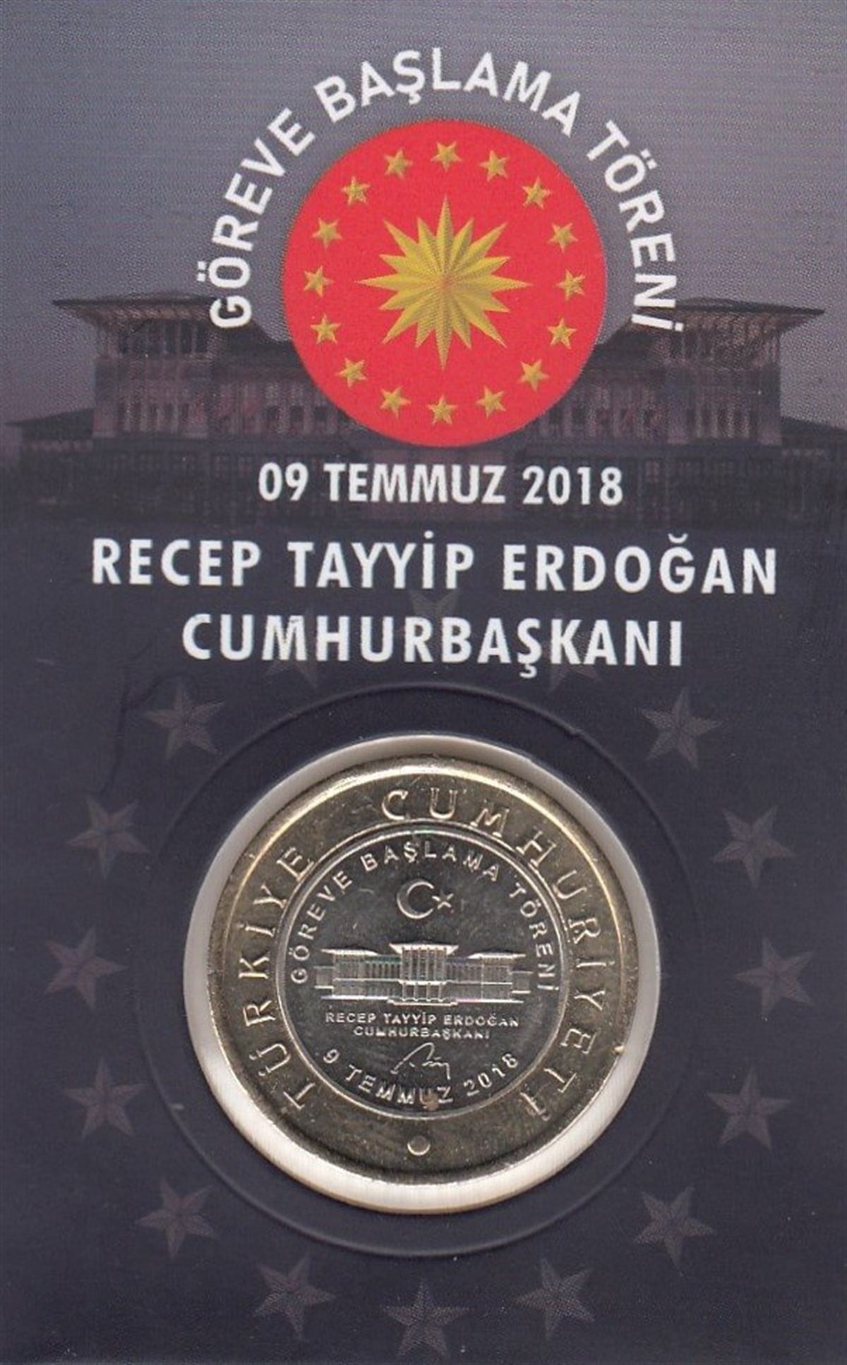 2005 ve Sonrası Dönem Madeni ParalarıGöreve Başlama Töreni (Tedavül) Hatıra Parası