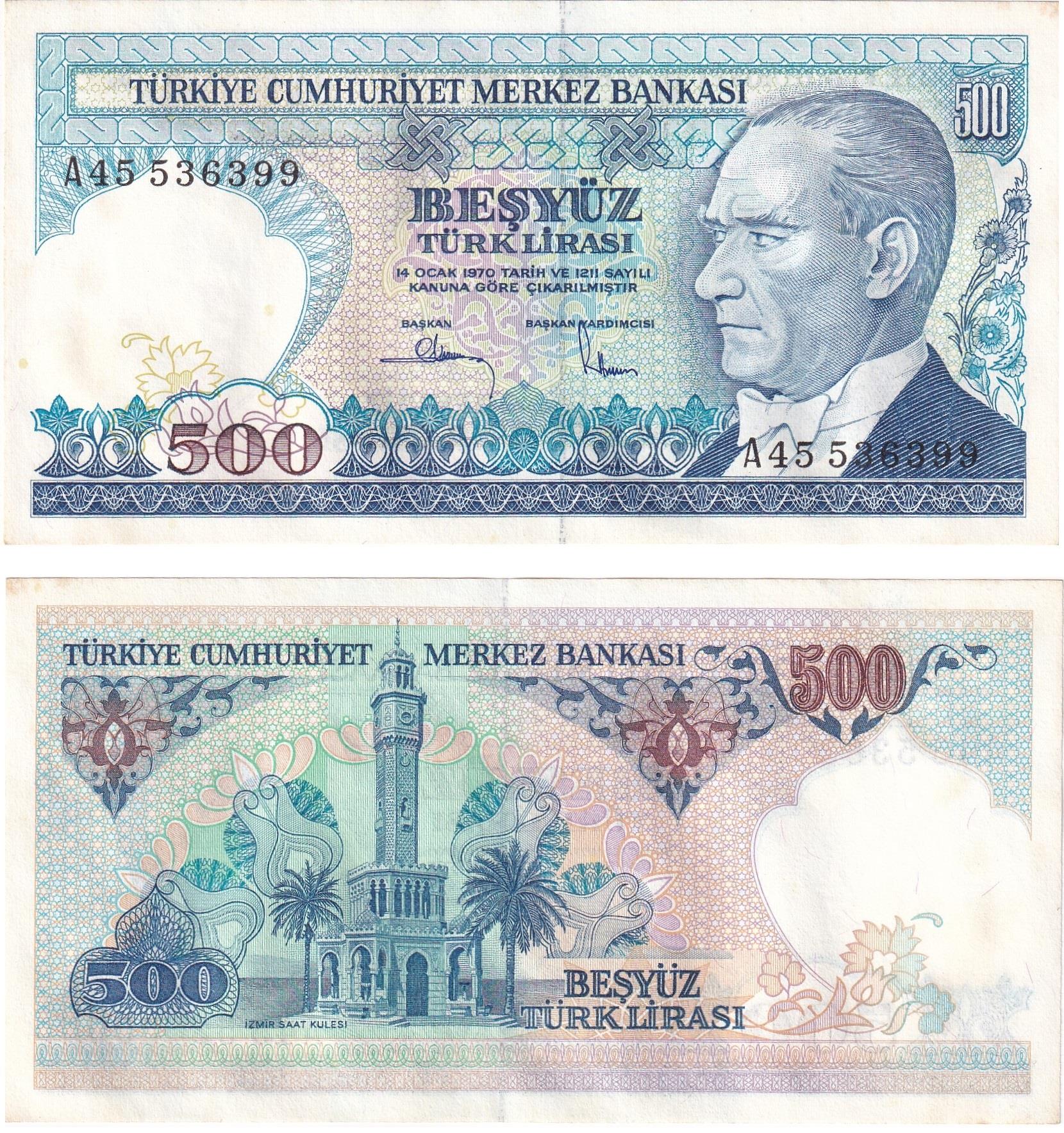 7. Emisyon7. Emisyon 1. Tertip 500 TL ÇİL