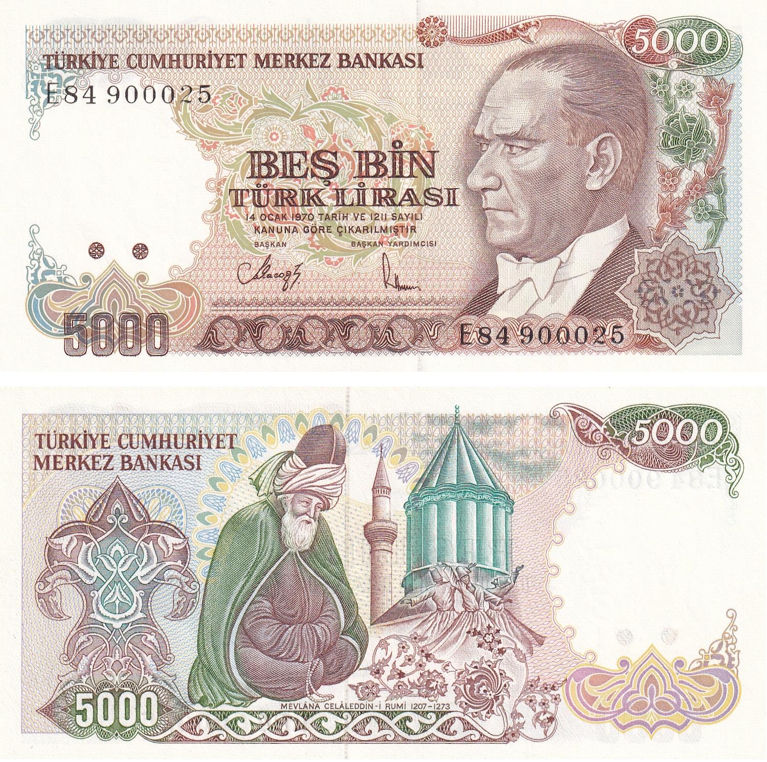 7. Emisyon7. Emisyon 3. Tertip 5.000 TL ÇİL