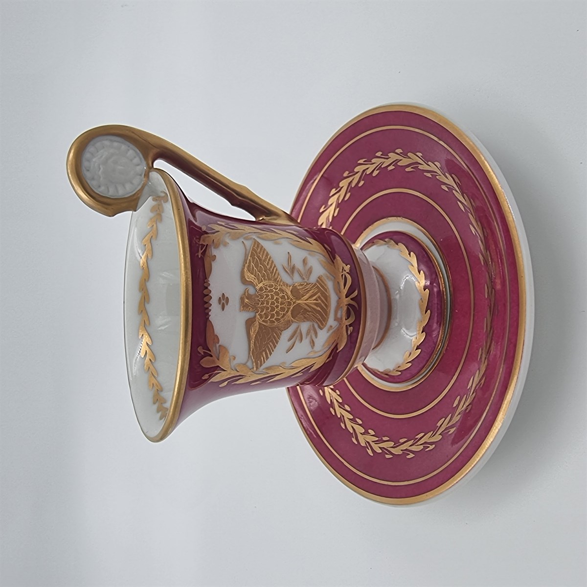 Cam & PorselenHalga Décor Main Paris Limoges Fincan ve Tabağı