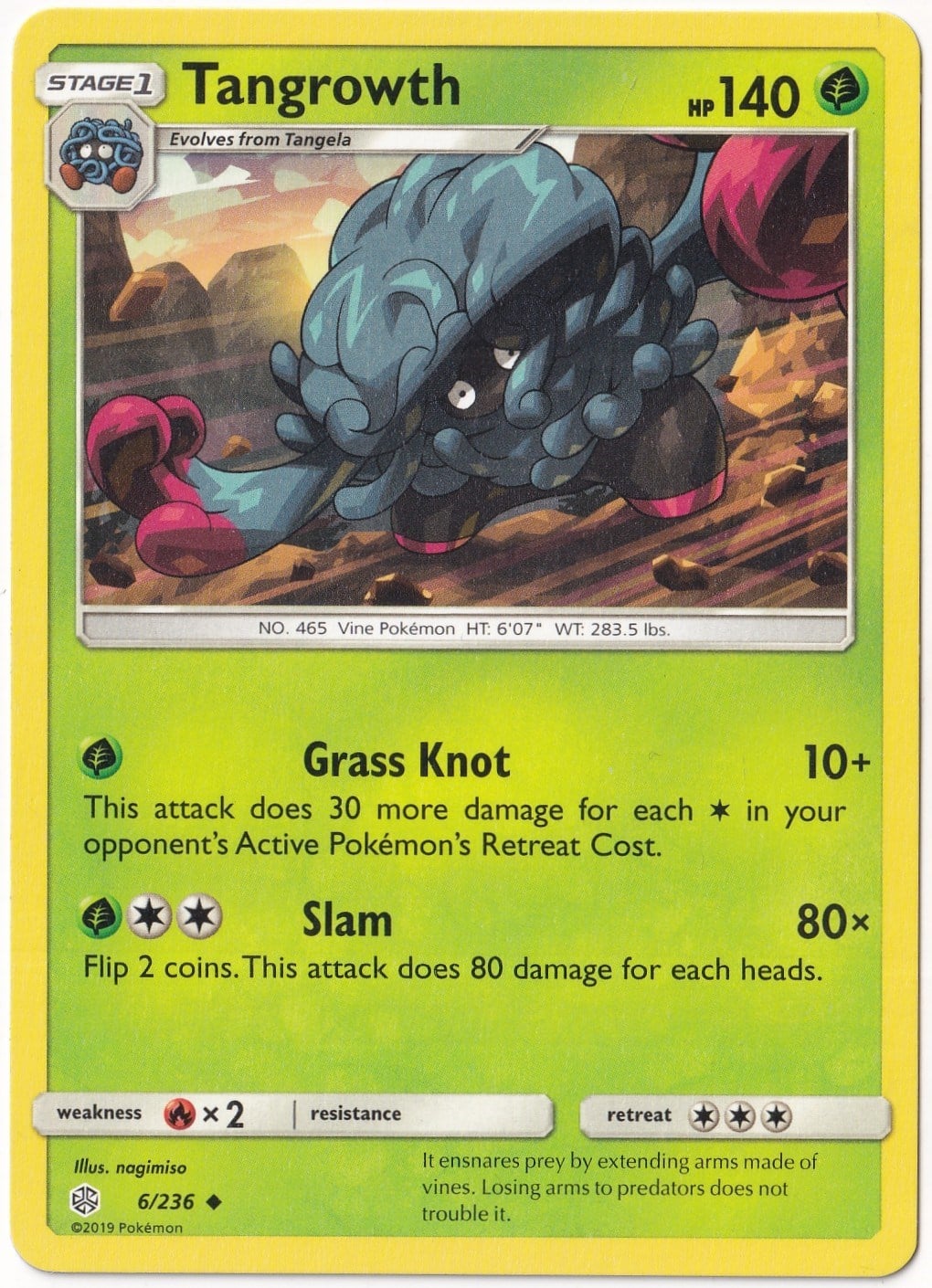 Crown ZenithTangrowth #6 - Pokemon Cosmic Eclipse - Pokemon Kartı (Mint)