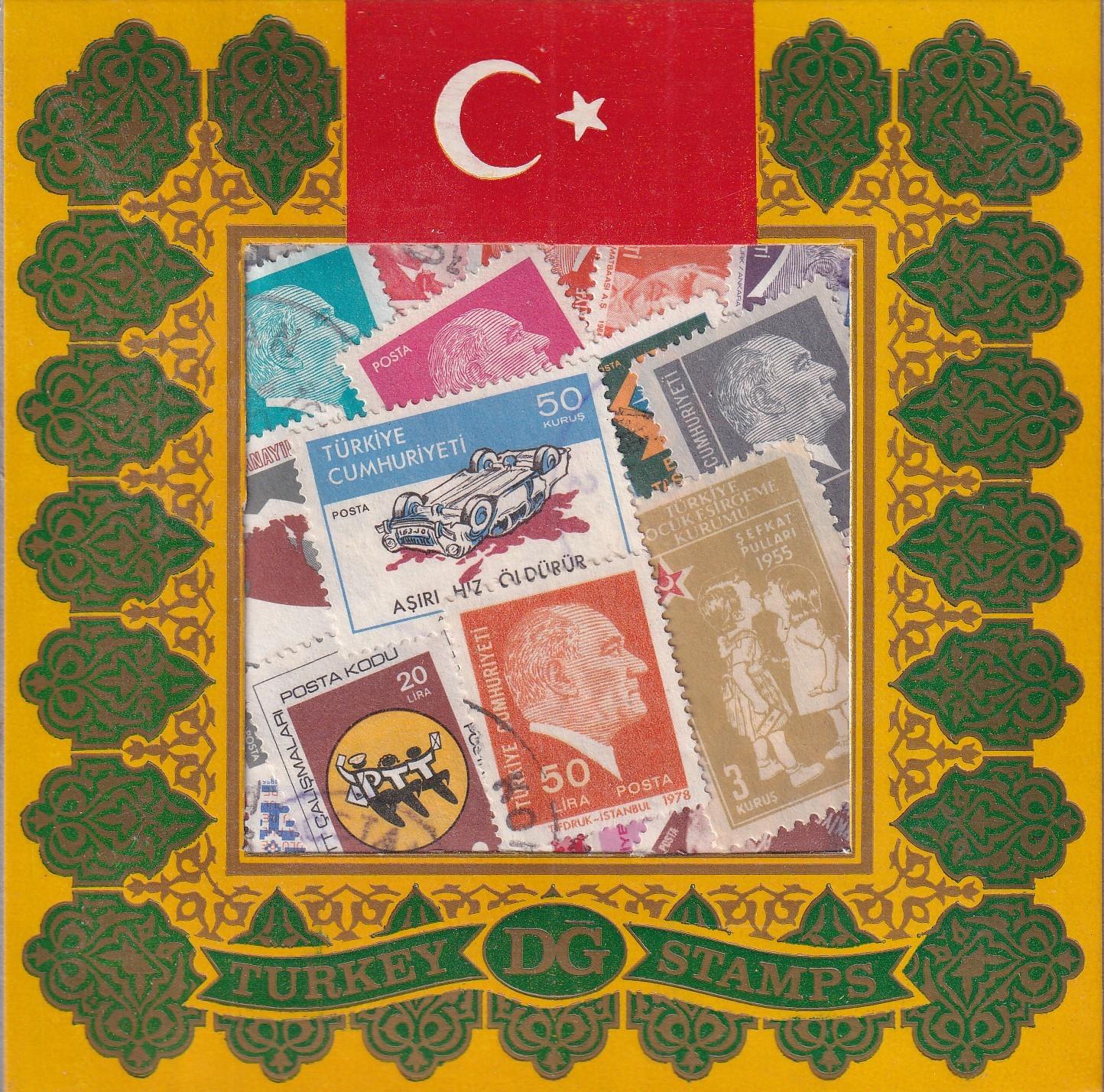 Damgalı Tüm Seri Pul Koleksiyonu25 Çeşit Damgalı Pul Koleksiyonu (DG)