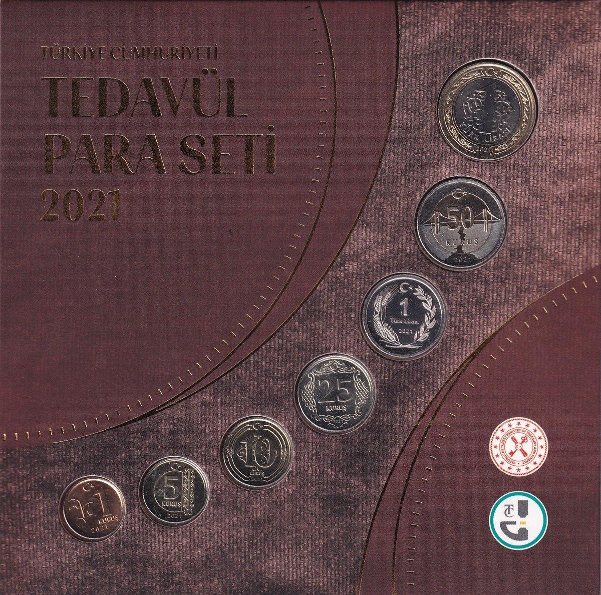 Mint Set2021 Darphane Tedavül Para Seti
