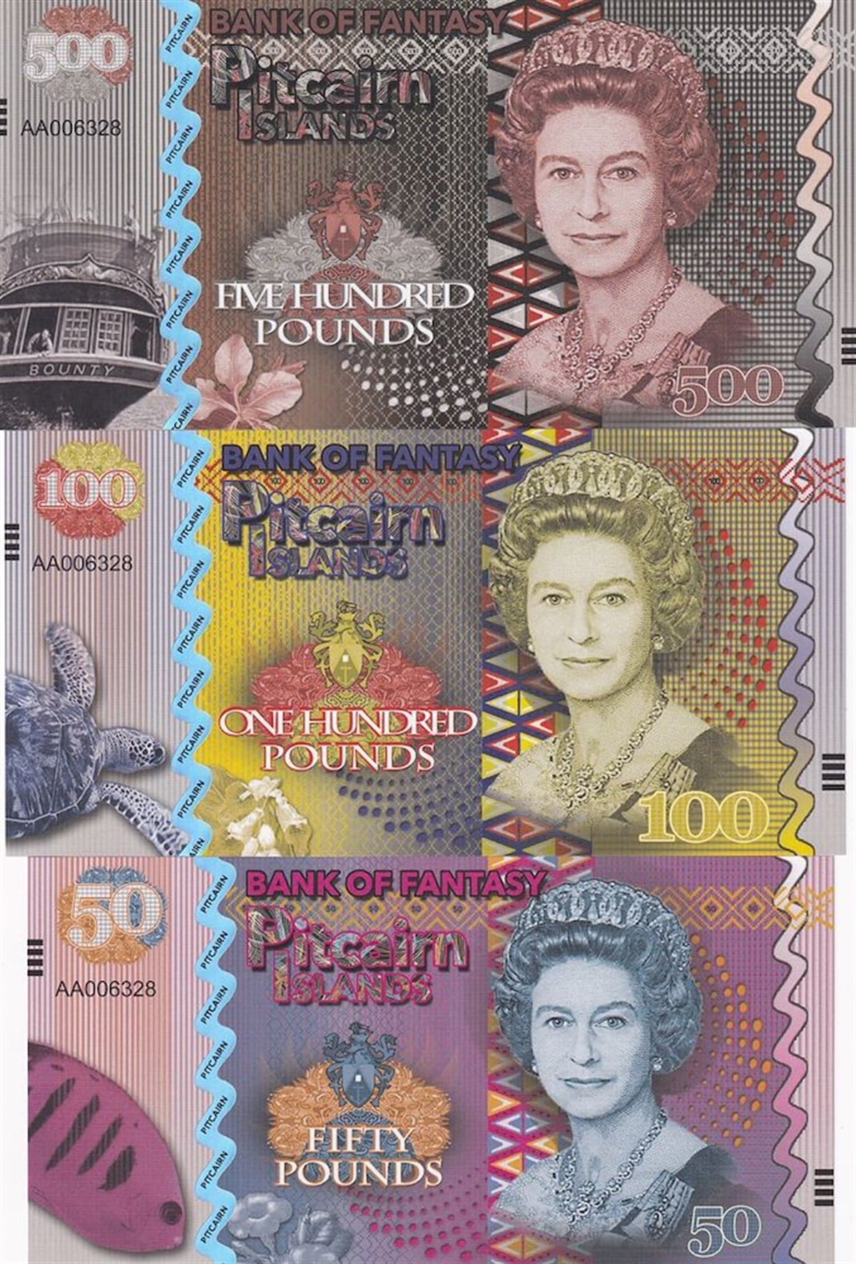 Fantezi Para Seti - Pitcairn Islands