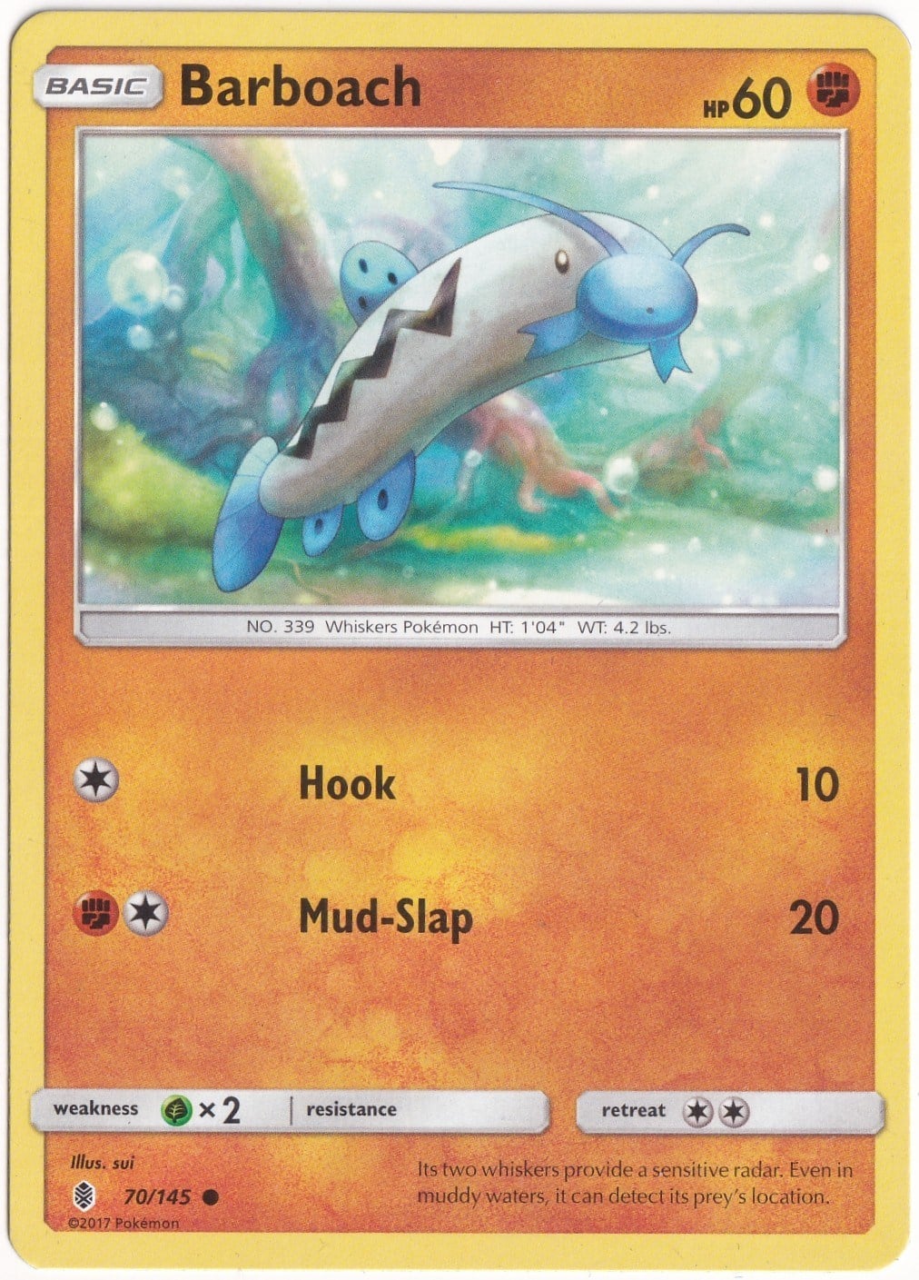 Guardians RisingBarboach #70 - Pokemon Guardians Rising - Pokemon Kartı (Mint)