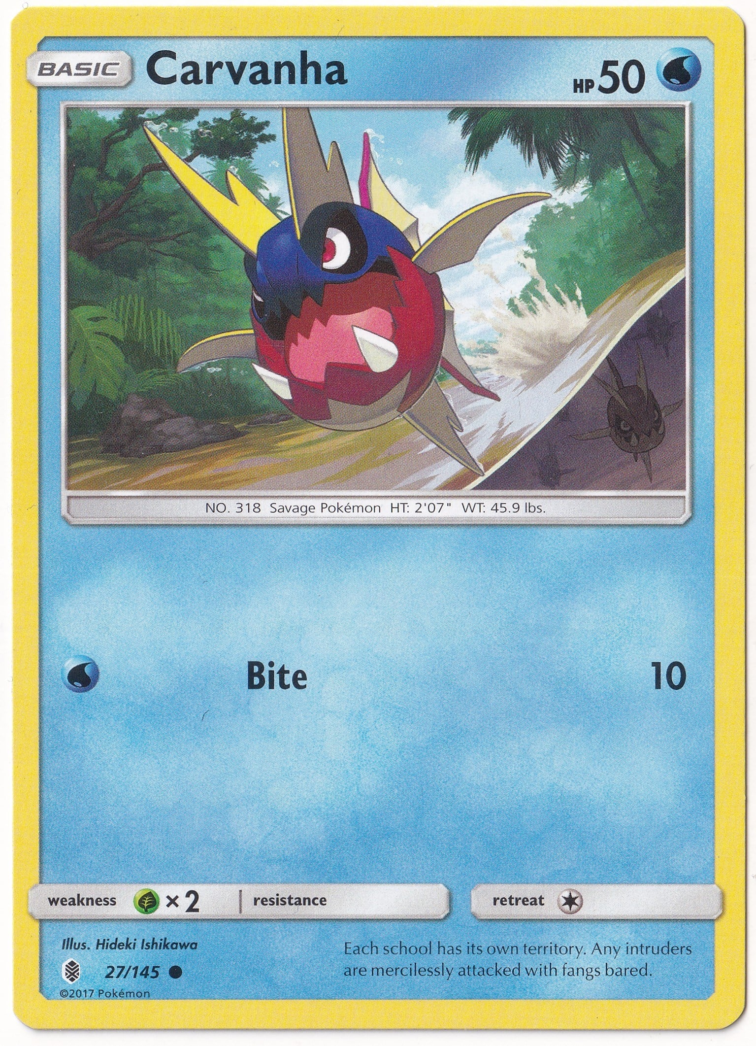 Guardians RisingCarvanha #27 - Pokemon Guardians Rising - Pokemon Kartı (Mint)