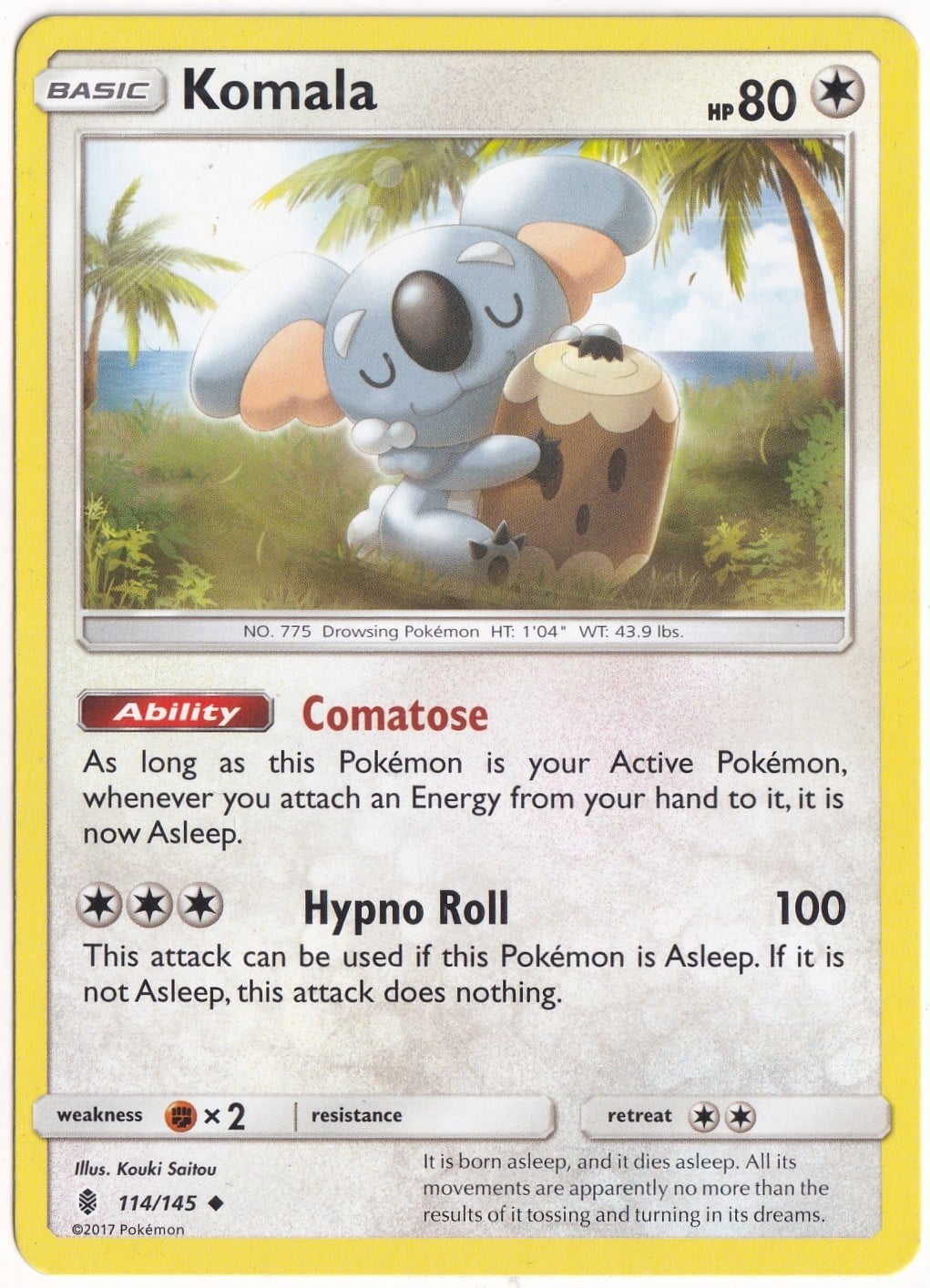 Guardians RisingKomala #114 - Pokemon Guardians Rising - Pokemon Kartı (Mint)
