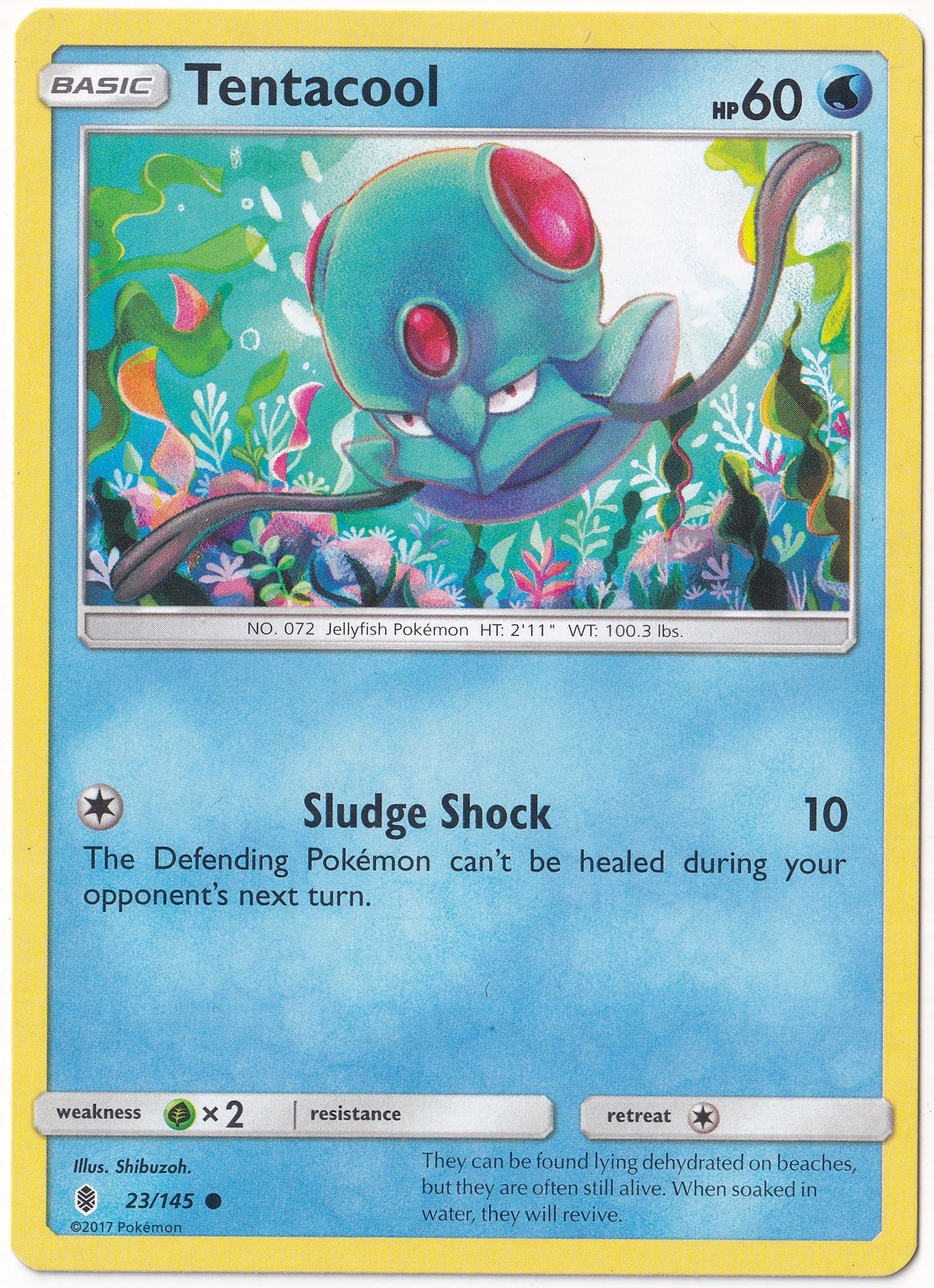 Guardians RisingTentacool #23 - Pokemon Guardians Rising - Pokemon Kartı (Mint)