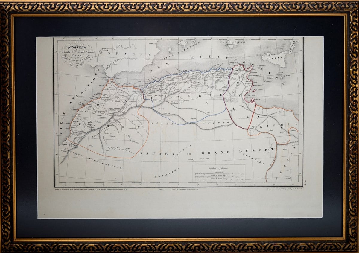 HaritaAchille Meissas et A. Michelot - Afrique (1852)